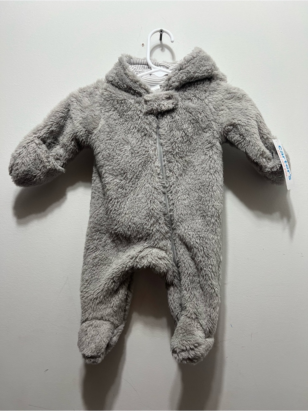 Carter’s Gray Hooded Pram Size Newborn